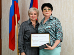 Заслуженные награды вручены председателям ТИК.